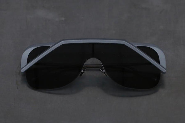 Rigards Gray Textured Frame Dark Gray Lens Glasses RG2020AL